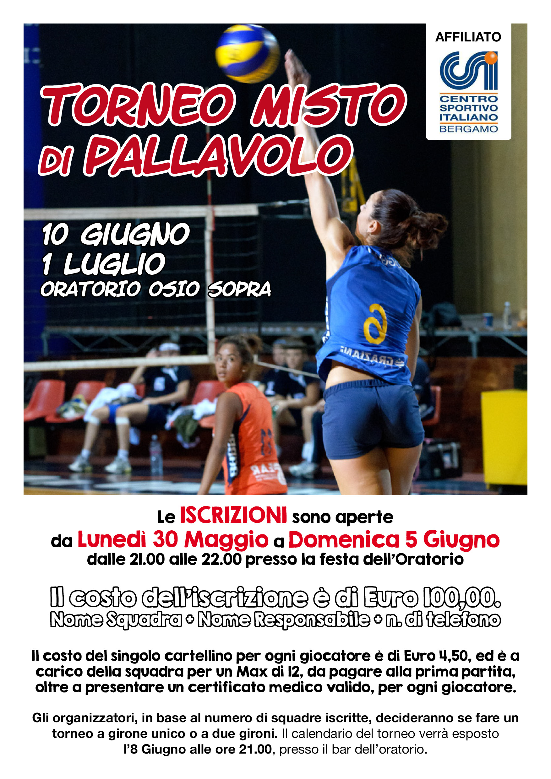 locandina pallavolo 2016